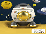 Cartoon Style Space Rocket Piggy Bank Money Bank Money Saving Jar Boys Girls Gift Luxurious Grey V1294-YM0703-3117230042014