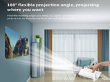 HY300PRO Mini Projector with WiFi and Bluetooth, Portable Projector 720p Support, Auto Keystone, 180 V1188-MS-305-030