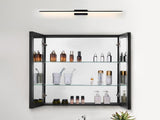 Medicine Cabinet, 26 x 30 inch, Medicine Cabinet for Bathroom with Mirror, Aluminum Frame Bathroom V952-JXYJJXJ2630IPL2I7V0