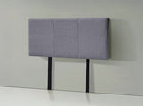 Linen Fabric Single Bed Headboard Bedhead - Grey V63-800817