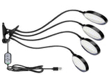 USB Plant Grow Light 312 LEDs Sunlight Full Spectrum Adjustable Desktop Clamp Growing Lamp for V1294-YM0901-L4162-4