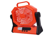 Portable Camping Fan 10000mAh Rechargeable Battery Powered Fan with Light for Picnic Barbecue V1294-YM0901-3113250051511