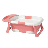 CARLA HOME Foldable Baby Bath Tub with Collapsible Toddler - Pink V178-36509