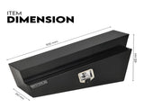 Under Tray Tool Box Underbody Pair Set 900mm Black Steel V379-UTRYBLKL9SET06