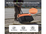 Rolling Tool Bag, 110 lbs Load Capacity, 27 Pockets Heavy Duty Roller Tool Bag on Wheels, Adjustable V952-GLGJD20YC16849CWN001V0