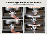 Manual Sausage Stuffer, 11 LBS / 5 L Vertical Meat Stuffer, Dual-Speed Sausage Casing Meat Filling V952-SDKGCJLS5L00GQ3T6001V0