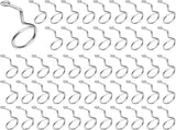 Xadnitu 50 Pieces 2" Diameter Screw Mount Bridle Rings, Heavy Duty and Wire Support, Metal V1258-DP02-F-298