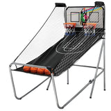 Basketball Arcade Game Electronic Scorer 8 Games Double Shoot Grey GAME-BAS-D-205-GR