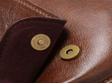 Brown Men's Genuine Leather Shoulder Bag - Vintage Business Briefcase V888-ELOSUNG12653