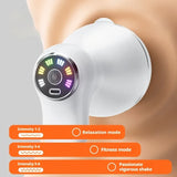 Portable Electric Massager, USB Rechargeable, 3-Head Fat-Pushing Massager with Red Light Heat for V1385-AMQ-WU-905-001