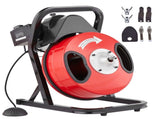 Drain Cleaner Machine 50FT x 1/2Inch Manual Feed Snake Auger with 4 Cutter V952-SDJJKLSGDSTJA6DFTV3