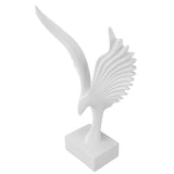 Resin Eagle Figurine Home Decor Abstract Eagle Wing Statue Sculpture Ornament Crafts Office Desk V1294-YM0901-3115240054612