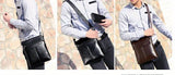 Men'S Cross-Body Bag Men'S Clutch Minimalist Business Bag Father'S Day Gift - Black - Size 24-5-29 V1347-127-18818-BLK-24-5-29