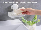 5 Pack Suction Cup Storage Baskets, Drill-Free Wall Organisers for Soap, Towels, Toiletries, Kitchen V1189-LC-AMZ-00272