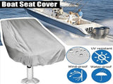 4X Boat Seat Cover, Outdoor Waterproof Pontoon Captain Boat Bench Chair Seat Cover, Chair Protective V1370-AZ4-07908