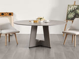 Round Dining Table, 47 inch Wood Table for 4-6 Person, Farmhouse Circle Dinner Furniture, Rustic V952-YXCZBKTZQMDBX9NPKV0