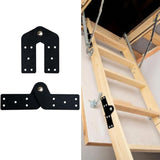 Attic Ladder Hinge Parts Kit Replacement Pull Down attic Stair Parts V1259-DP01-A-655
