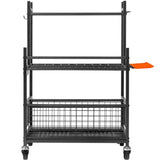VEVOR Garden Tool Organizer, 16 Slots with Hooks, Yard Tool Tower Rack with Wheels for Garage V952-CKGJSNJJSCRSKI5SAV0