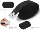 15 Pack 6.5 Feet Lashing Straps Adjustable Kayaks Tie Down Cam Buckle with Buckles up to 250lbs for V1259-DP01-A-5524
