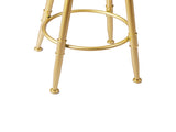 Levede 1x Bar Stools Velvet Kitchen Green BR1042-GN