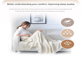Khaki 1130*170cm Nordic Style Tassel Knit Throw Blanket - Soft Polyester Sofa Blanket with Pineapple V888-ELOSUNG50759