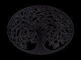 60cm Tree Of Life And Birds Round Metal Wall Garden Art Sculpture For Outdoor Decor V63-931321