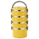 4 Tier Stackable Stainless Steel Lunch Box Sealed V1370-AZ4-19017