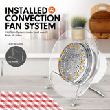 Pronti 17L Family Turbo Convection Oven Broiler Cooker - A15 White OVN-17L-A15-WH