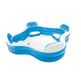Intex Swim Center Square Inflatable Family Lounge Pool 56475NP