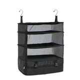 Portable Collapsible Hanging Travel Shelves Bags, Suitcase Organizer, Packing Cubes for Travel, V1370-AZ4-06638