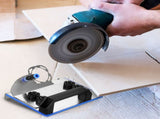 Plated Silver Angle Grinder Stand for Tile Chamfering with Steel Construction and Steady Mounting V1192-AZ-W-22369