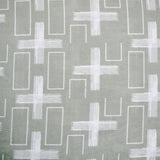 Artex Silver Crosses Quilt Cover Set Queen V442-ATX-QUILTCS-CROSSES-SILVER-QS