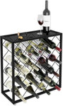 Freestanding Metal Wine Rack for 25 Bottles V178-36090