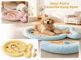 1 Pack Cute Fish-Shaped Cooling Pet Mat, Cartoon Cat Print Summer Dog Cat Bed, Breathable Non-Slip V1232-CWD-XY-003