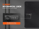 48-Key Cabinet Key Safe with Combination Lock & Keys Wall Mounted Storage V63-954271