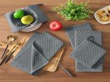 Homaxy 12 Pack Kitchen Dish Cloths, Reusable Fast Drying Microfiber V1258-DP02-F-152