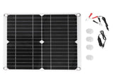 40W 18V Flexible Solar Panel Kit Monocrystalline Silicon Solar Charger Module IP65 Waterproof V1294-YM0901-3114210079111