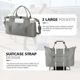 Travel Duffle Bag with Trolley Sleeve, Weekender Overnight and Gym Bag for Carry On Travel, Hospital V1189-LC-AMZ-00114