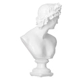 Nordic Style Character Figurine Bust Statue Craft Ornament for Desktop Living Room OfficeWhite V1294-YM0901-3115210118112