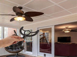 Zinc Alloy Black Ceiling Fan Mounting Bracket Compatible with Multiple Models Easy Installation V1370-AZ4-08617