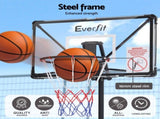 Everfit Portable Basketball Hoop System Adjustable Full Foldable Stand 2.07m BAS-HOOP-210FOLD-BK