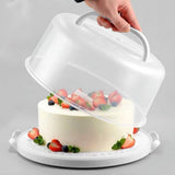 Large 10 Inch Cake Carrier Keeper Stand with Handles and Lids Container for Transport Cake Holder V1259-DP01-A-3002