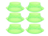10Pcs Slug Collars PP Green Transparent Slug Snail Protective Collar Garden Cloches for Household V1294-YM0901-3111240249611