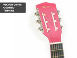 Karrera Childrens 34in Acoustic Guitar Kids - Pink CC34-PK