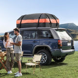 Car Rooftop Cargo Carrier Bag, 15 Cubic Feet Car Roof Cargo Carrier, 100% Waterproof Heavy Duty 840D V952-CDHBTX15CUFT8EPBDV0