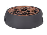 Teapot Warmer Base Ceramic Candle Heater Tea Coffee Milk Light Warmer with Purple Iron Pad for Home V1294-YM0703-3118230033511