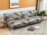 Stretch Armless Sofa Cover for 2 Seater Without Armrests V1263-JX-3557
