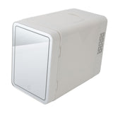 6L Skincare Fridge Dual Use Small Refrigerator with Mirror and LED Touch Light for Bedroom Beauty V1294-YM0901-3113240131412
