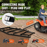 Driveway Drag, 84" Width Tow Behind Drag Harrow, Q235 Steel Driveway Grader with Adjustable Bars, V952-QYPQYP84INCHPS1WAV0
