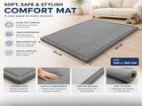 CARLA HOME Baby Play Mat 100x150cm, Thick Foam Crawling Mat, Infants, Grey V178-36547